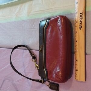 Coach all leather weistlet